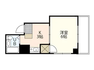 清和榎町【5階】の間取り