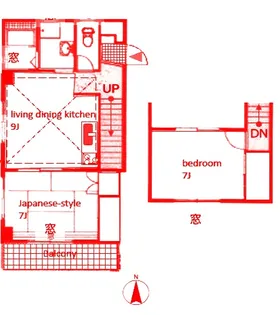 コーポシシクラの間取り