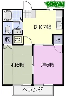 シーサイドII【1階】の間取り