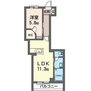 マーリエ【3階】の間取り