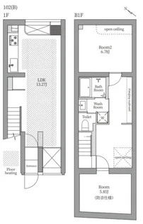 ARK HOUSE 小石川【1階】の間取り