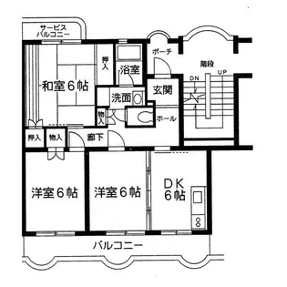 第5メゾン星崎【2階】の間取り