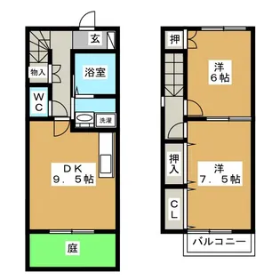 フローレンス A棟【2階】の間取り