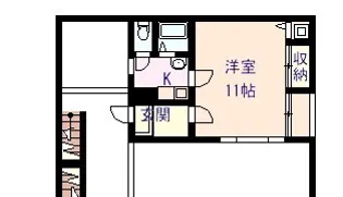 ガーデンコート新屋敷【2階】の間取り