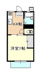 ASKパークハイツ第1【3階】の間取り