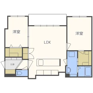 GALUSIA【5階】の間取り