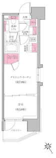 レジディア門前仲町プレイス【5階】の間取り