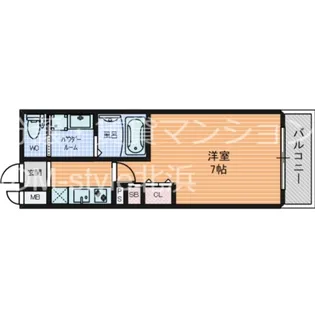 インザグレイス新大阪ソレアード【2階】の間取り