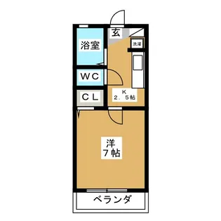 プレジオ根岸【3階】の間取り