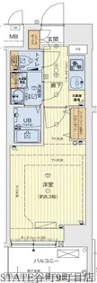 セオリー大阪パーチェ【8階】の間取り
