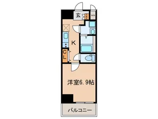 ノステルコ-ト岡崎【5階】の間取り