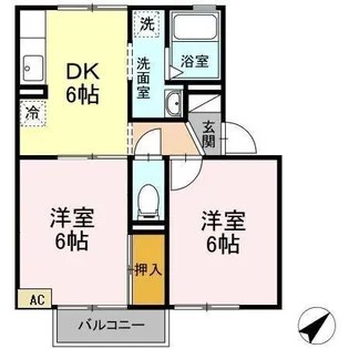 コンフォート里【2階】の間取り