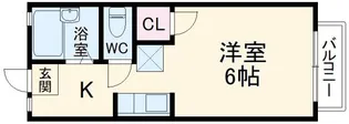シャンロック【2階】の間取り