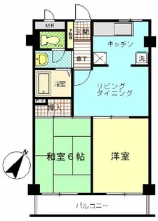 スターホームズ横須賀中央【5階】の間取り