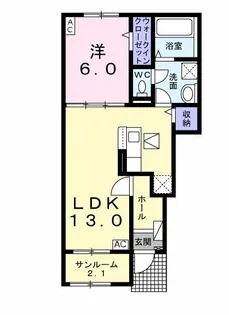 Rosage(ロザージュ)【1階】の間取り