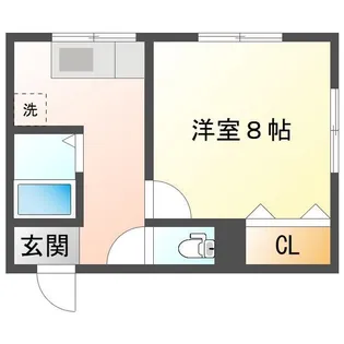 サンハウス【1階】の間取り