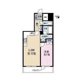 THEパームス浦和岸町【2階】の間取り