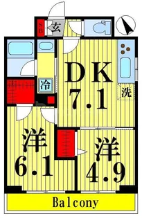 ルフレ グランデ押上【2階】の間取り