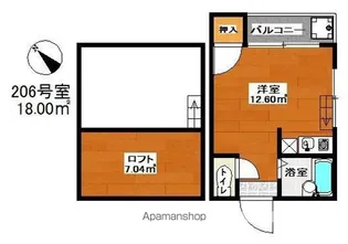マキシム美野島【1階】の間取り