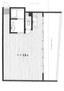 FLAT-19【1階】の間取り