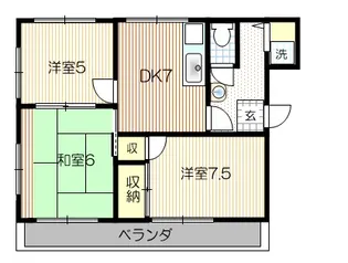 シャルマンA【2階】の間取り