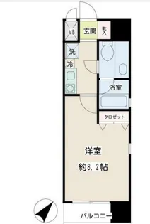コニファー新子安【3階】の間取り