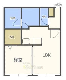 Chambre南郷(シャンブル南郷)【1階】の間取り