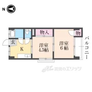 向川原土井マンション【2階】の間取り