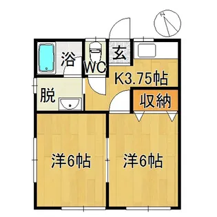 メゾングラシアス【2階】の間取り