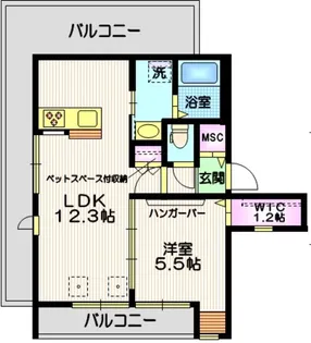 エテルナZERO【3階】の間取り