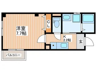 クリアヴィラ鴫野【3階】の間取り