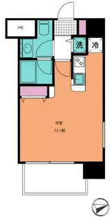アーバイルスパシエ芝浦BAY-SIDE【7階】の間取り