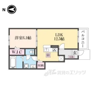 エスタシオンコート【1階】の間取り