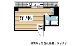 コーポ春日野【4階】の間取り