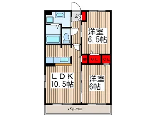 サニ-ウェル【1階】の間取り