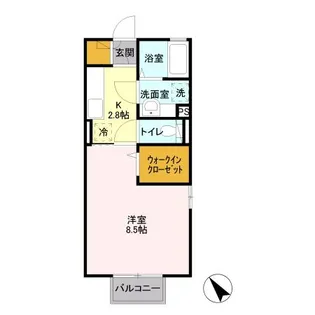 ラフィーネ【2階】の間取り