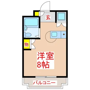 サニーパレス A棟【3階】の間取り