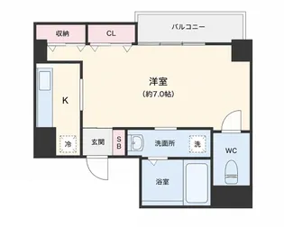 NETLIFE本町【5階】の間取り