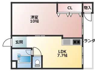 エターナルシティー公園 1号館【5階】の間取り