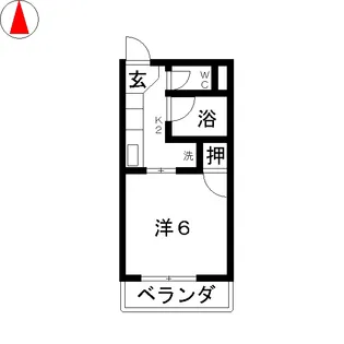 サープラスワン杉藤【2階】の間取り