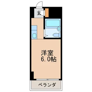 ラ・レジダンス・ド・ノーブル【5階】の間取り