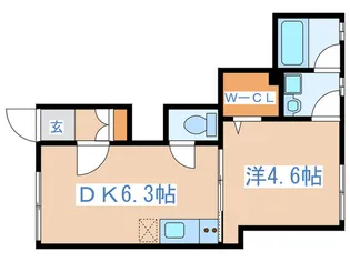 ウィルフォレストII【1階】の間取り
