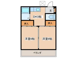 ひかり荘【1階】の間取り