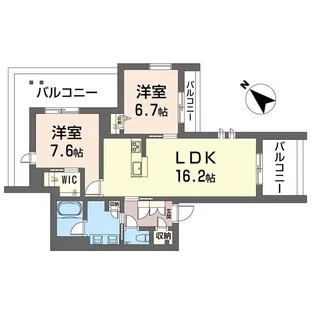 コンフォーザ【2階】の間取り