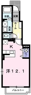 メゾンプレッソ【1階】の間取り