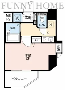 ロイヤルアメニティー池尻大橋【10階】の間取り
