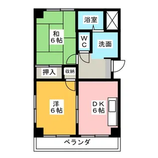 モリタビル【4階】の間取り