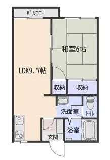 メゾン白藤【2階】の間取り