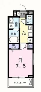 メイプルテラス みずほ【1階】の間取り