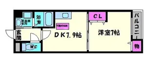 カサデラフェリシダ【2階】の間取り